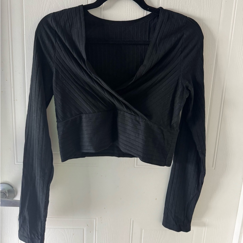 SHEIN Ribbed Wrap